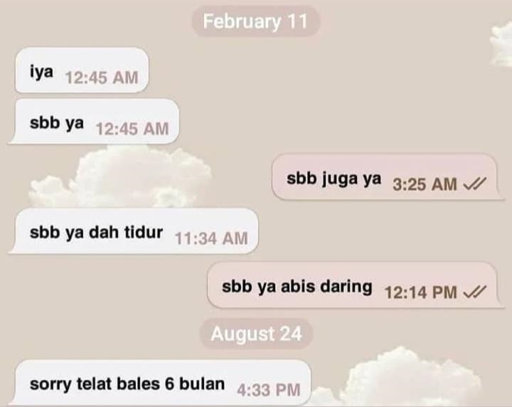 Potret jika teman lagi malas chat ini jadi bikin gregetan dan tepuk jidat